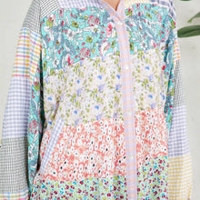 Load image into Gallery viewer, Printed Patchwork Mix Media Top
