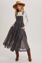 Load image into Gallery viewer, Millie Lace Embroidered Tulle Bib Maxi Dress
