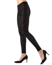 Load image into Gallery viewer, Black Velvet Lace Tights
