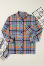 Load image into Gallery viewer, Vintage Plaid Loose Button-Up
