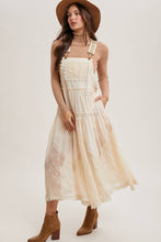 Load image into Gallery viewer, Millie Lace Embroidered Tulle Bib Maxi Dress

