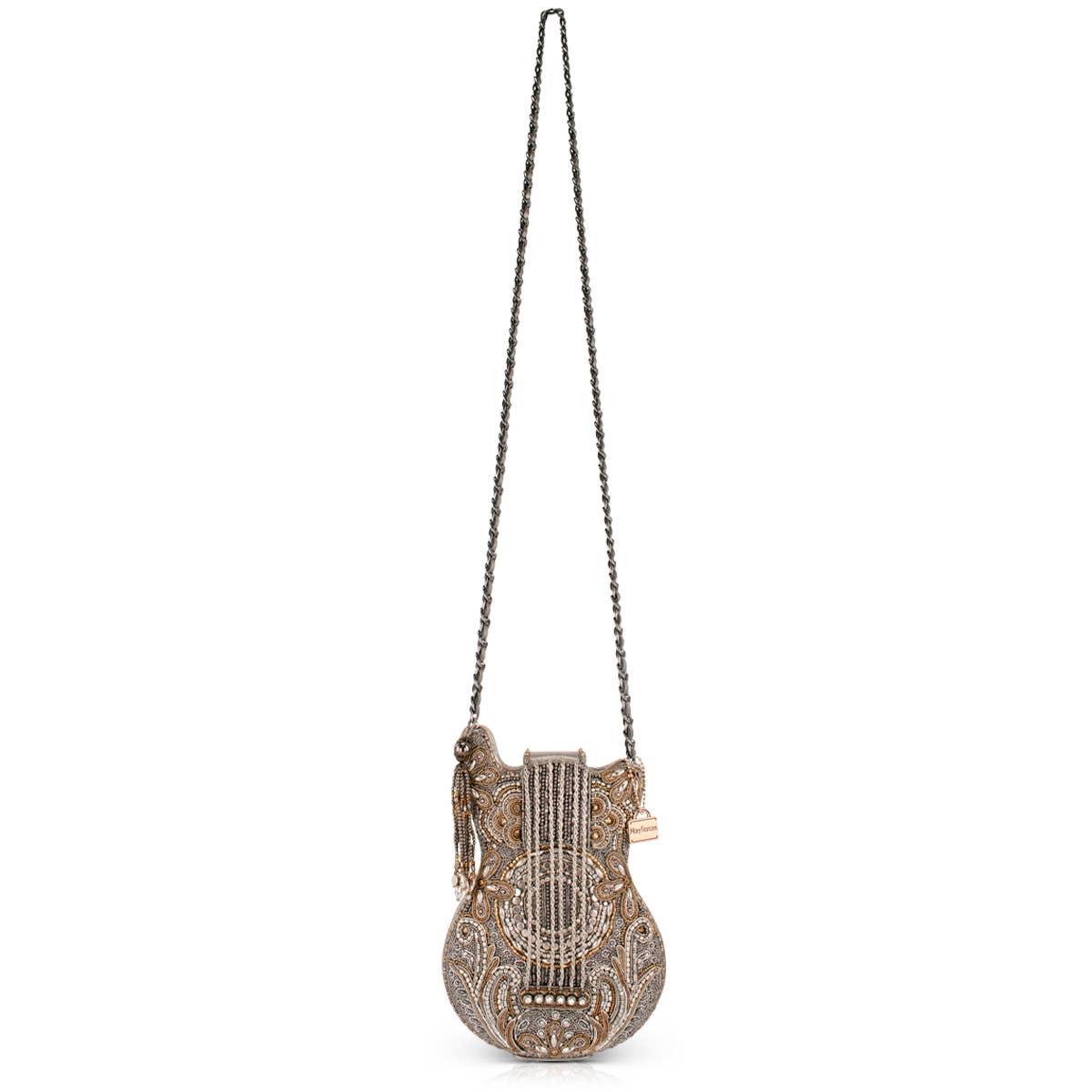 Mary Frances Headliner Hand Beaded Guitar Crossbody Bag – Madame