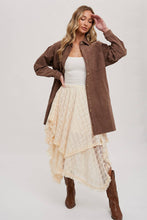 Load image into Gallery viewer, Aria Lace Tiered Midi Skirt
