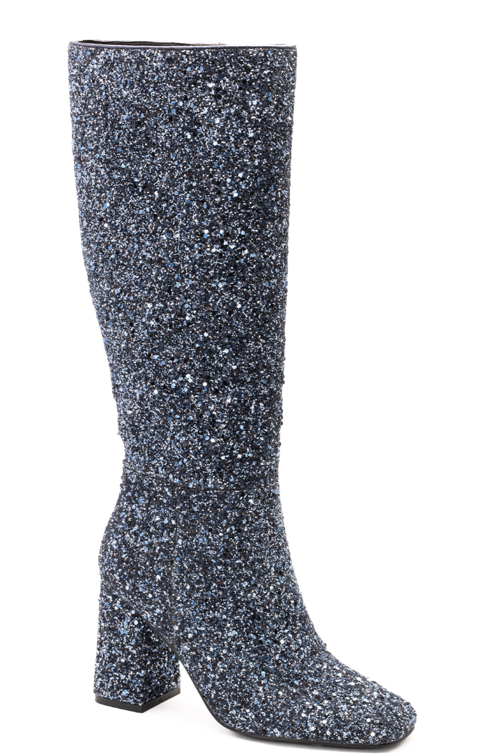 Yolo Sapphire glitter boot