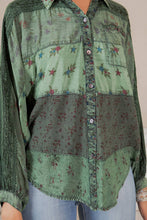 Load image into Gallery viewer, Printed Patchwork Mix Media Top
