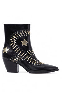 ARISA-80 Star-Studded Western Cowgirl Boots