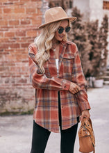 Load image into Gallery viewer, Women's Oversized Loose Plaid Shirt

