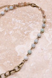 Gypsy Necklace in Amazonite