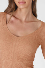 Load image into Gallery viewer, NikiBiki Lace Textured V Neck Top
