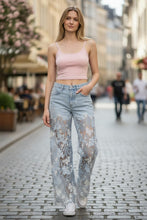 Load image into Gallery viewer, Bayeas High Rise Lace Meets the Blues Jean
