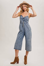 Load image into Gallery viewer, Emile Acid Washed Denim Jumpsuit
