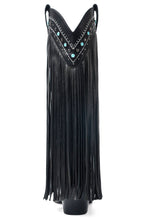 Load image into Gallery viewer, Adela Fringe Cowgirl Boots with Rhinestone Accents

