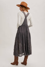 Load image into Gallery viewer, Millie Lace Embroidered Tulle Bib Maxi Dress
