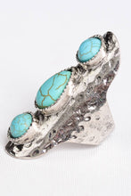 Load image into Gallery viewer, Turquoise Waterfall Stone Ring
