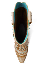 Load image into Gallery viewer, Adela Fringe Cowgirl Boots with Rhinestone Accents
