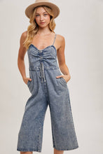 Load image into Gallery viewer, Emile Acid Washed Denim Jumpsuit
