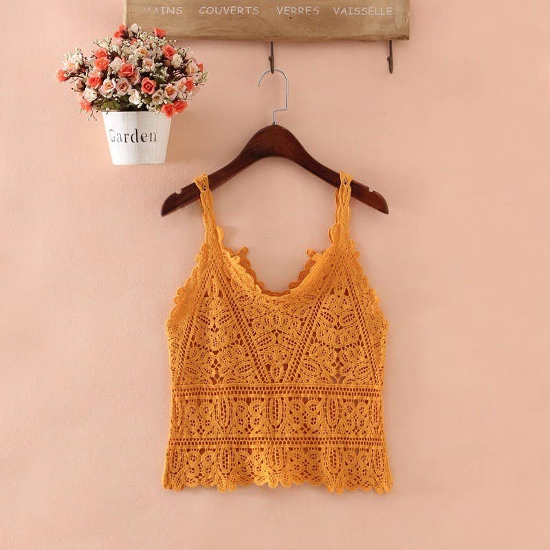 Sweet Child Boho Lace Crochet Top - O/S