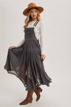 Load image into Gallery viewer, Millie Lace Embroidered Tulle Bib Maxi Dress

