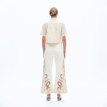 Load image into Gallery viewer, Bayeas High Rise Lace Wide Leg Jeans
