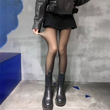 Load image into Gallery viewer, Fleece Lined Tights With Foot Loop
