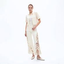 Load image into Gallery viewer, Bayeas High Rise Lace Wide Leg Jeans
