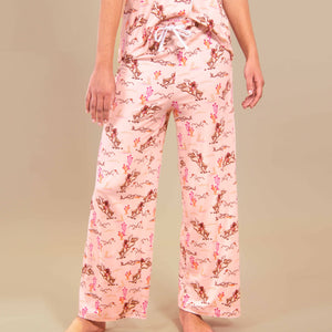 Vintage Cowgirl Pajama Pants Set