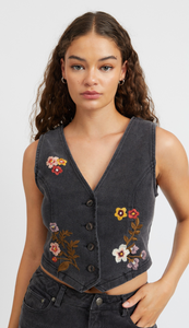 Ihana Embroidered Vest
