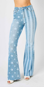 Judy Blue Stars & Stripes Curvy Girl Jean