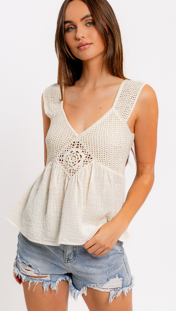 Halle Natural Top