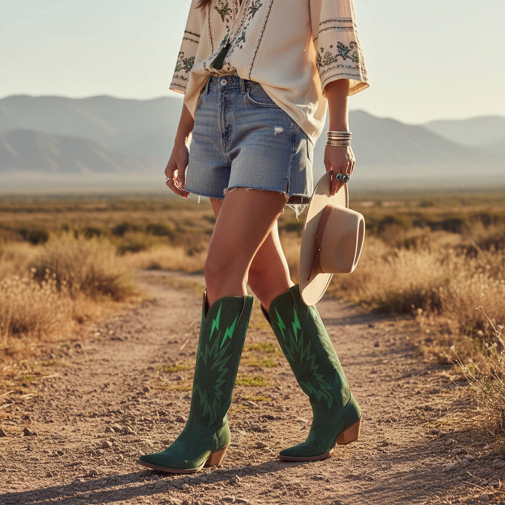 グリッター ピンク タンゴシューズ Dingo by Dan Post Thunder Road Lightning Bolt Boot – Madame Peacock's