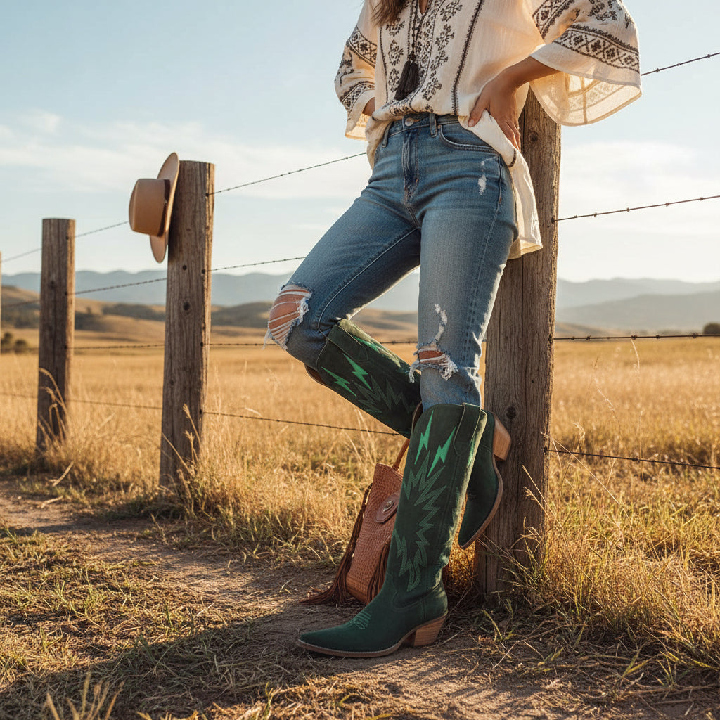Dingo by Dan Post Thunder Road Lightning Bolt Boot – Madame Peacock's