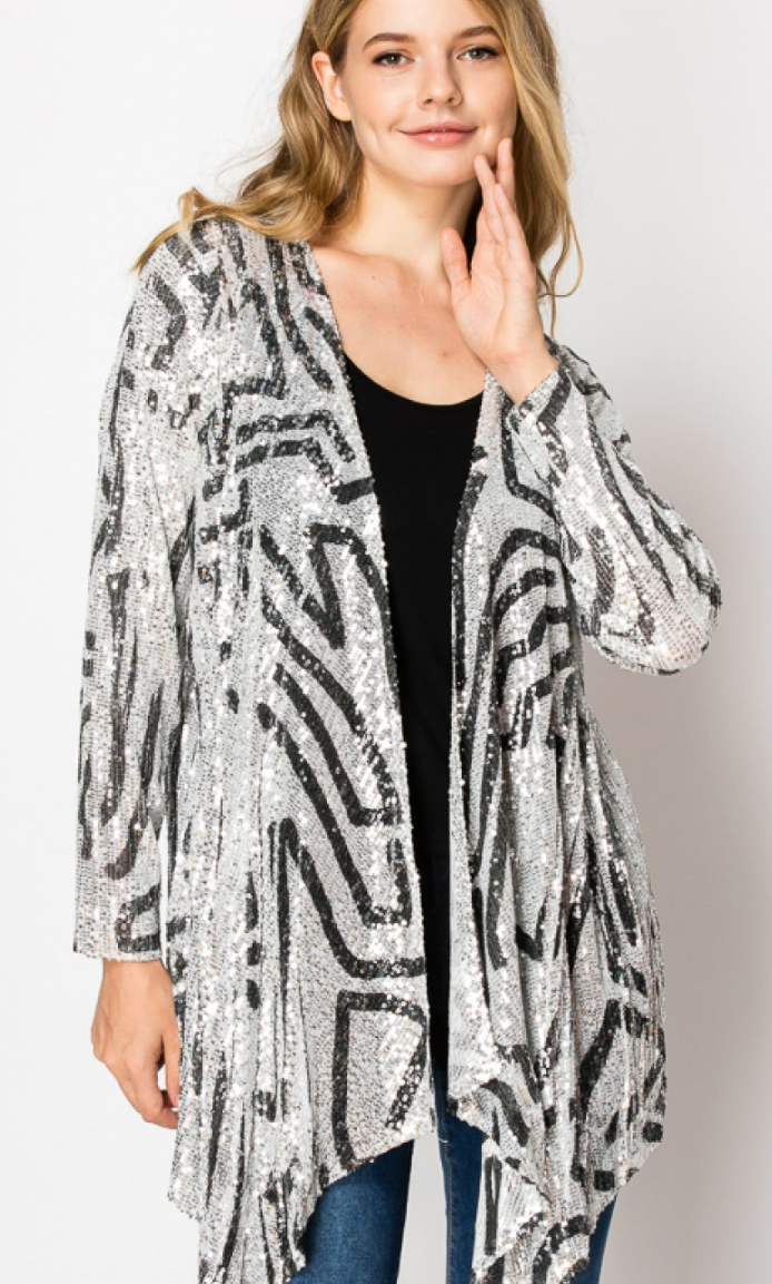 Origami Sequined Stunner Jacket