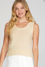 Load image into Gallery viewer, Shenan Sweater Tank
