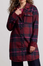Load image into Gallery viewer, Tribal Long Plaid Shacket
