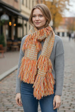 Load image into Gallery viewer, Sugar Plum Fringe Scarf - Yellow
