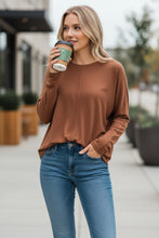 Load image into Gallery viewer, Leighton Brushed Knit Sweater Top
