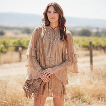 Load image into Gallery viewer, Annabelle Studded Western Dress
