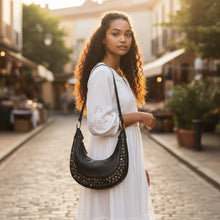 Load image into Gallery viewer, Midnight Mesa Shoulder Bag in Dusty Onyx
