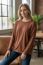 Load image into Gallery viewer, Leighton Brushed Knit Sweater Top
