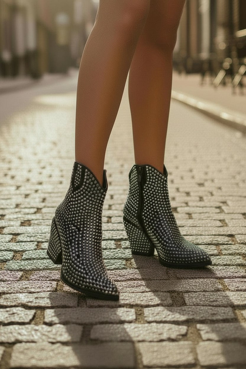Very G Swagger Studded Booties