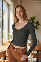 Load image into Gallery viewer, NikiBiki Lace Textured V Neck Top
