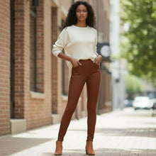 Load image into Gallery viewer, Cotton-Blend Perfect Leggings in Arabian Spice
