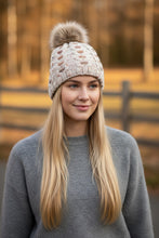 Load image into Gallery viewer, Abalone with Copper Pom Top Beanie
