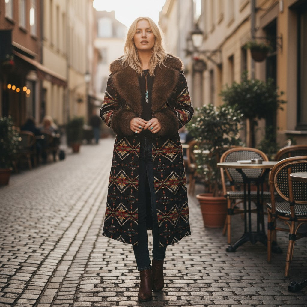 Sharlene Long Aztec Jacket