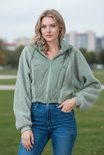 Load image into Gallery viewer, Kell Corduroy Hooded Puffer Jacket
