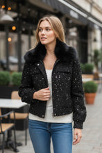 Load image into Gallery viewer, Brianne Glitter Bomber Jacket
