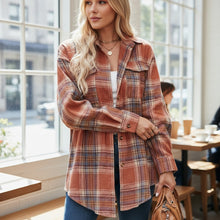 Load image into Gallery viewer, Women's Oversized Loose Plaid Shirt
