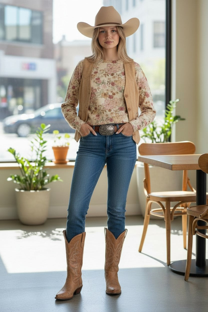 Rennie Soft Floral Top