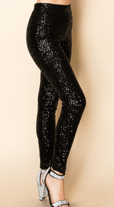 Vocal Shine Bright Sequined leggings