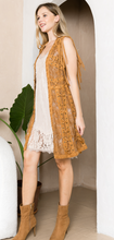 Load image into Gallery viewer, Vocal Camel Lace Vest
